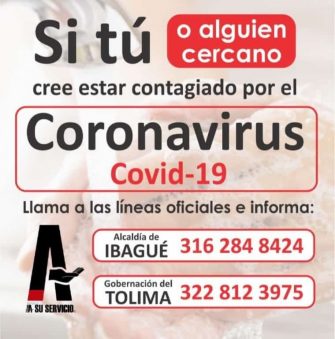 Activan líneas de atención para orientación en casos de Coronavirus